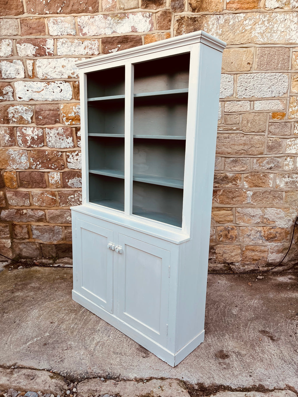 Cottage Farmhouse Painted Dresser Cabinet