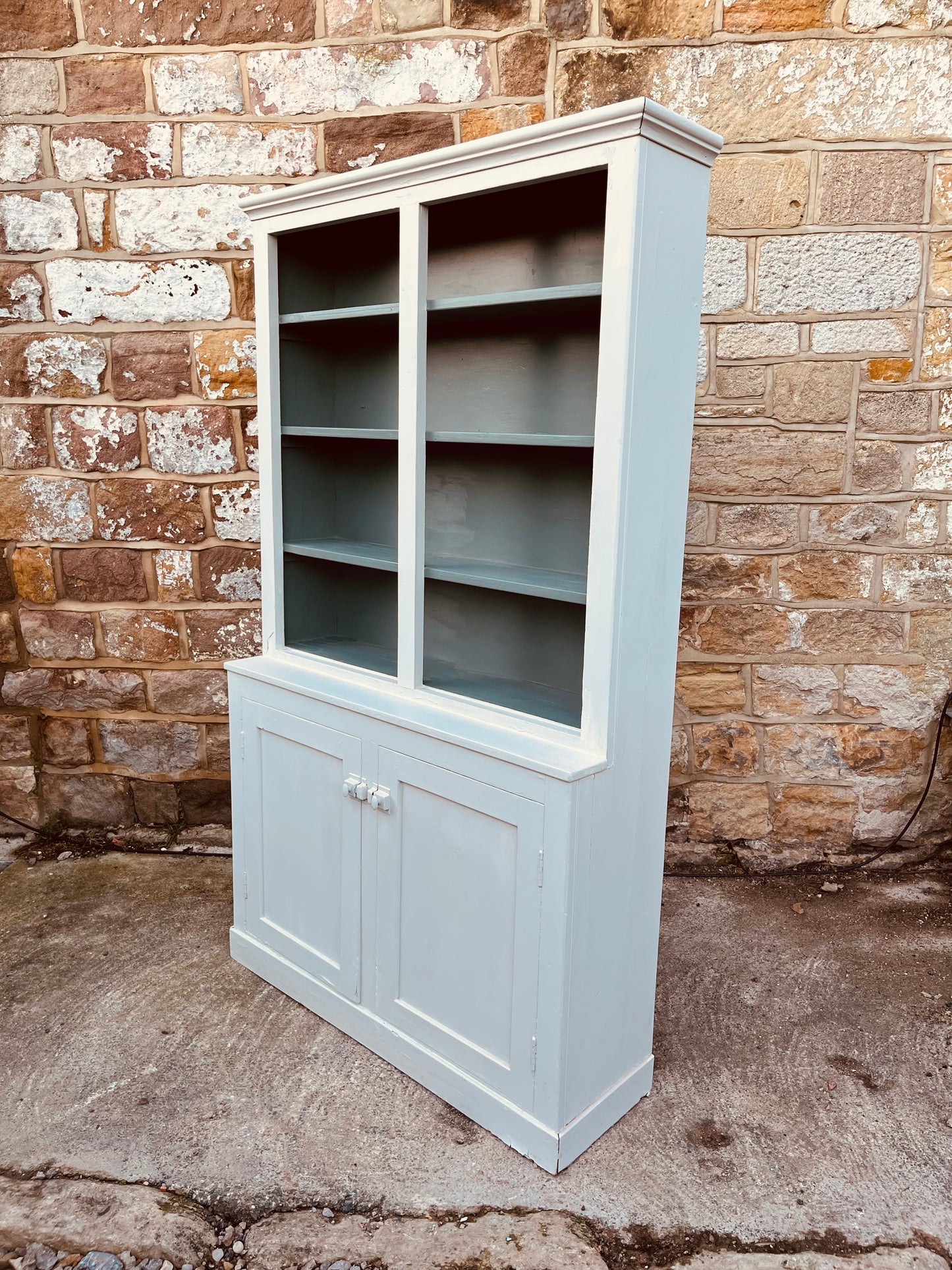 Cottage Farmhouse Painted Dresser Cabinet