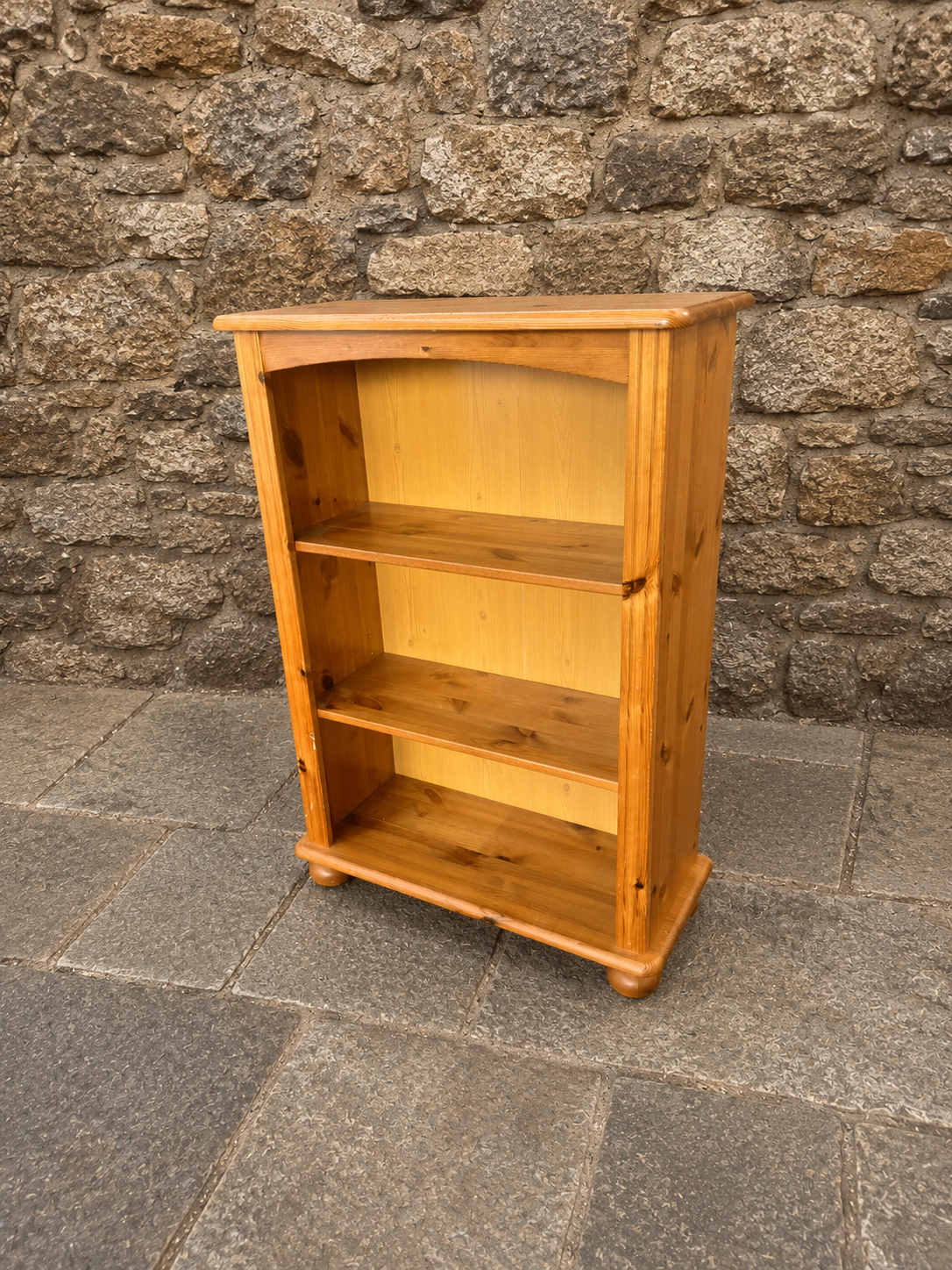 Rustic Solid Pine Bookcase