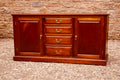 Georgian Style Mahogany Sideboard – Classic Storage Cabinet with Drawers & Cupboards