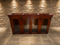 Victorian Mahogany Shop Display Cabinet Base | Antique Glazed Haberdashery Counter