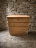 Vintage Georgian Style Oak Chest of Drawers