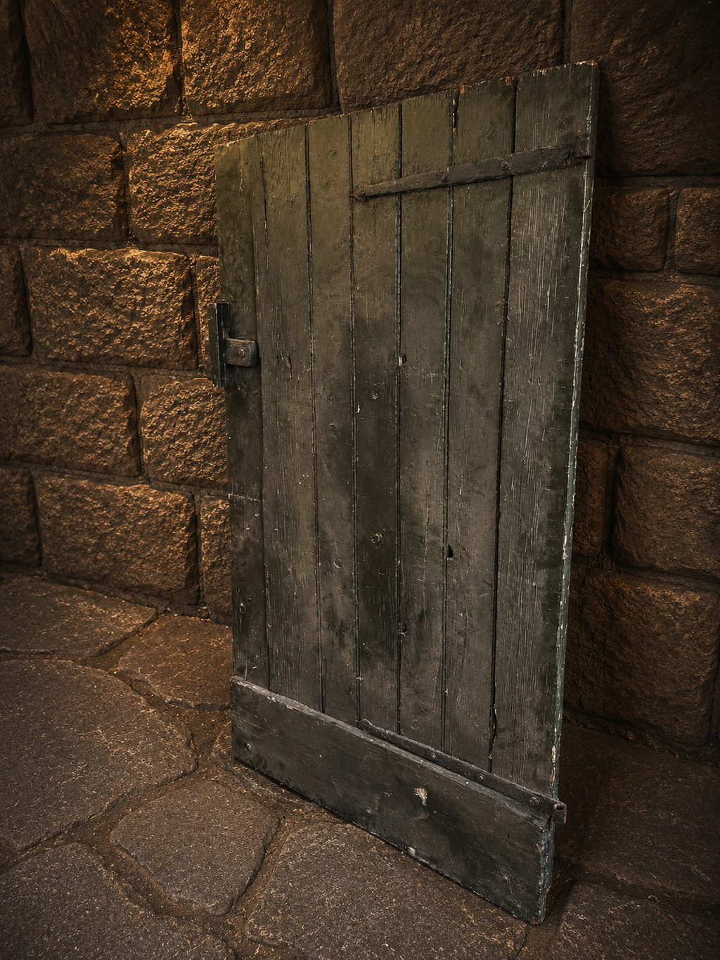 Antique Georgian Pine Stable Door c.1820-1860