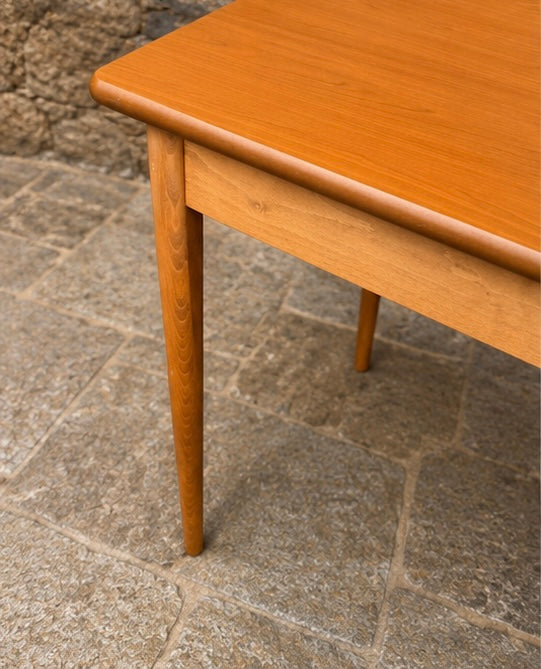 Vintage Mid Century Teak Dining Table – Scandinavian Style Kitchen Table