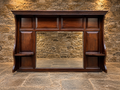 Antique Victorian Edwardian Mahogany Overmantel Mirror – c.1900