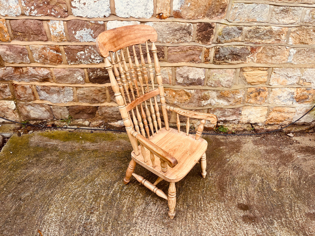Windsor Style Solid Wood Armchair