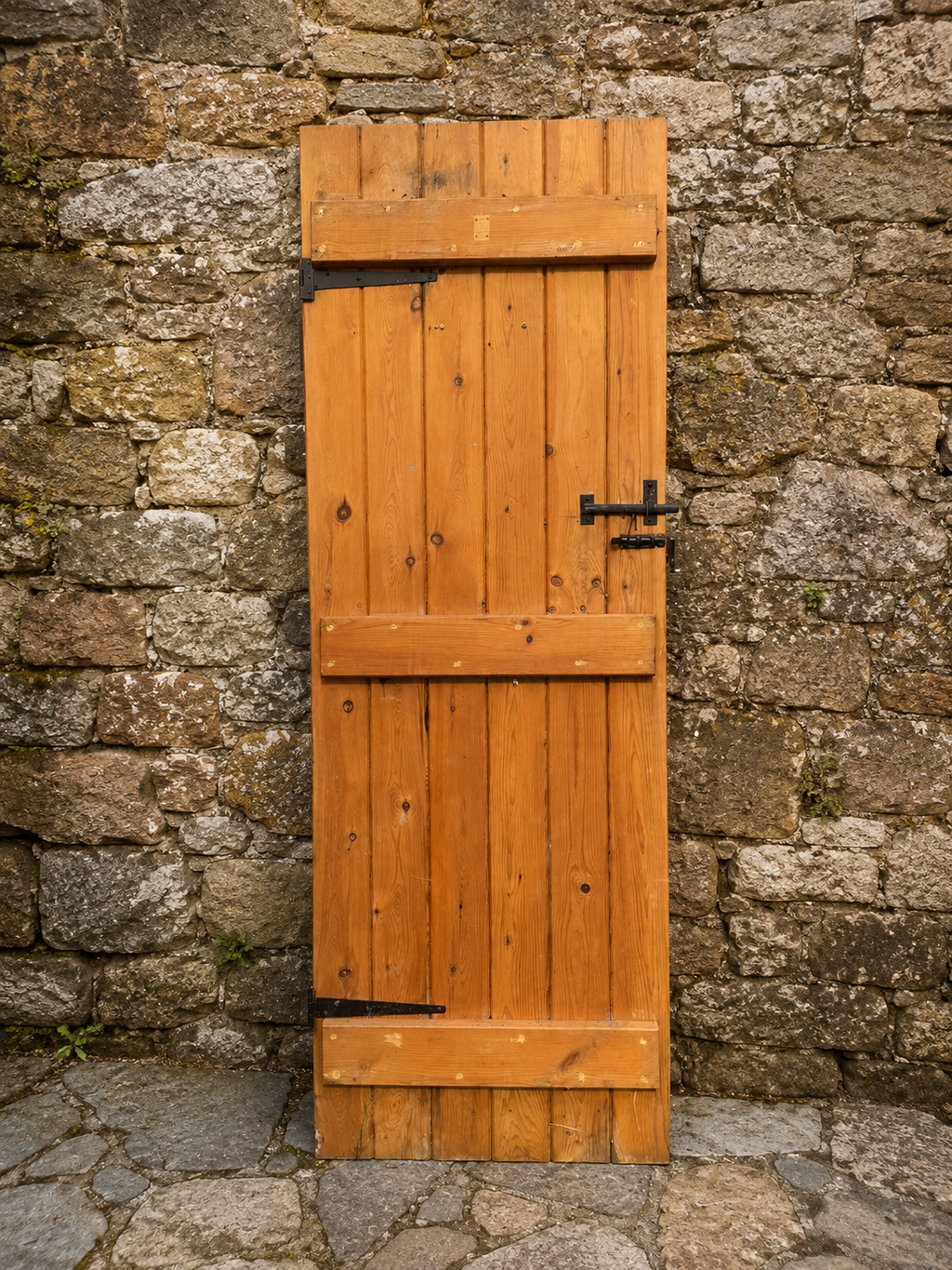Antique Reclaimed Pine Cottage Door c.1900