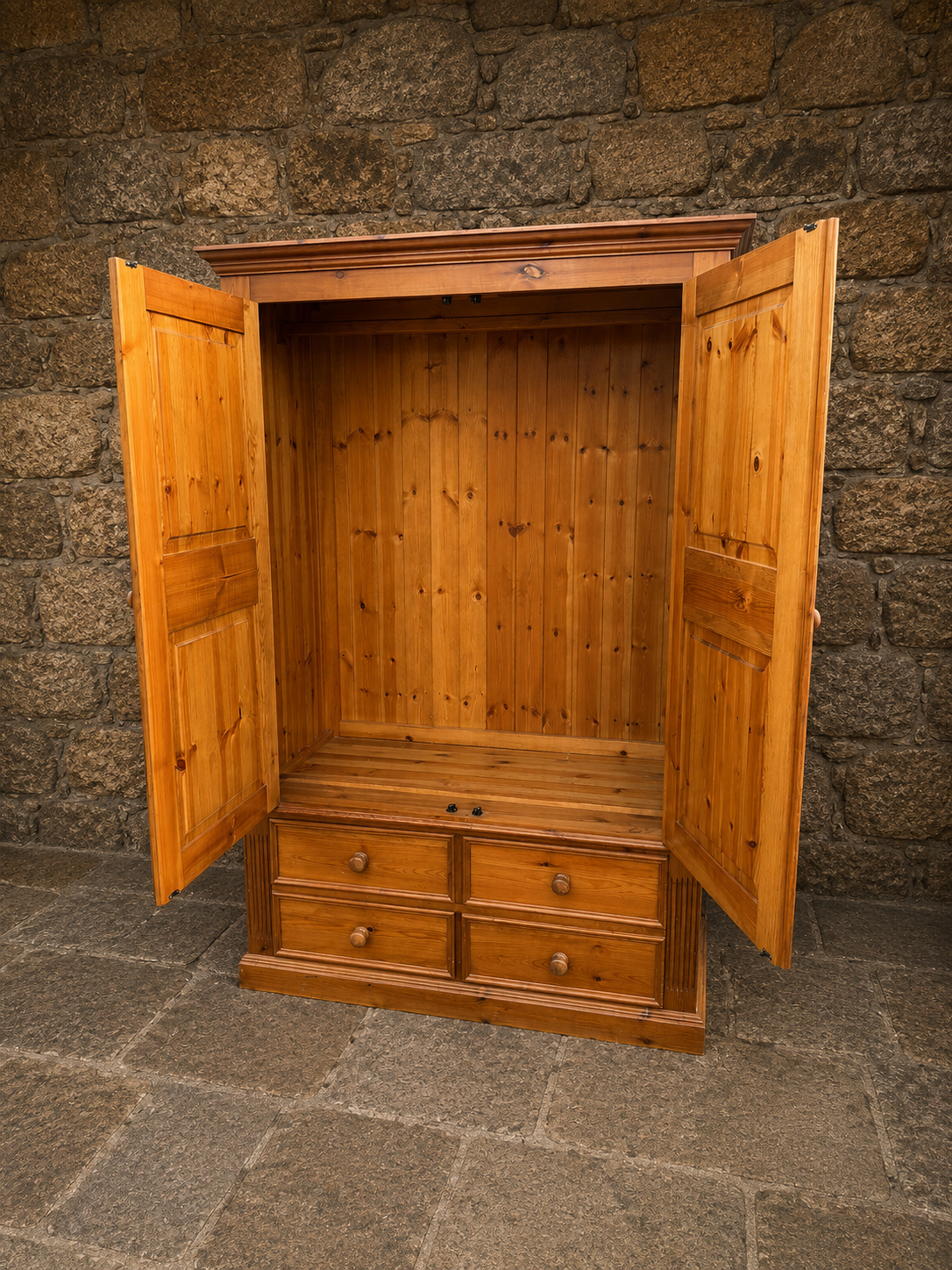 Large Pine Housekeeper’s Cupboard