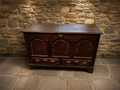 Antique Jacobean Revival Oak Mule Chest | Solid Oak Blanket Chest | Panelled Oak Storage Chest | Country House Furniture | Circa 1900–1930