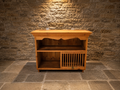 Edwardian Solid Pine Music Cabinet | Antique Record Cabinet | Rustic Storage Cupboard | Circa 1900–1920