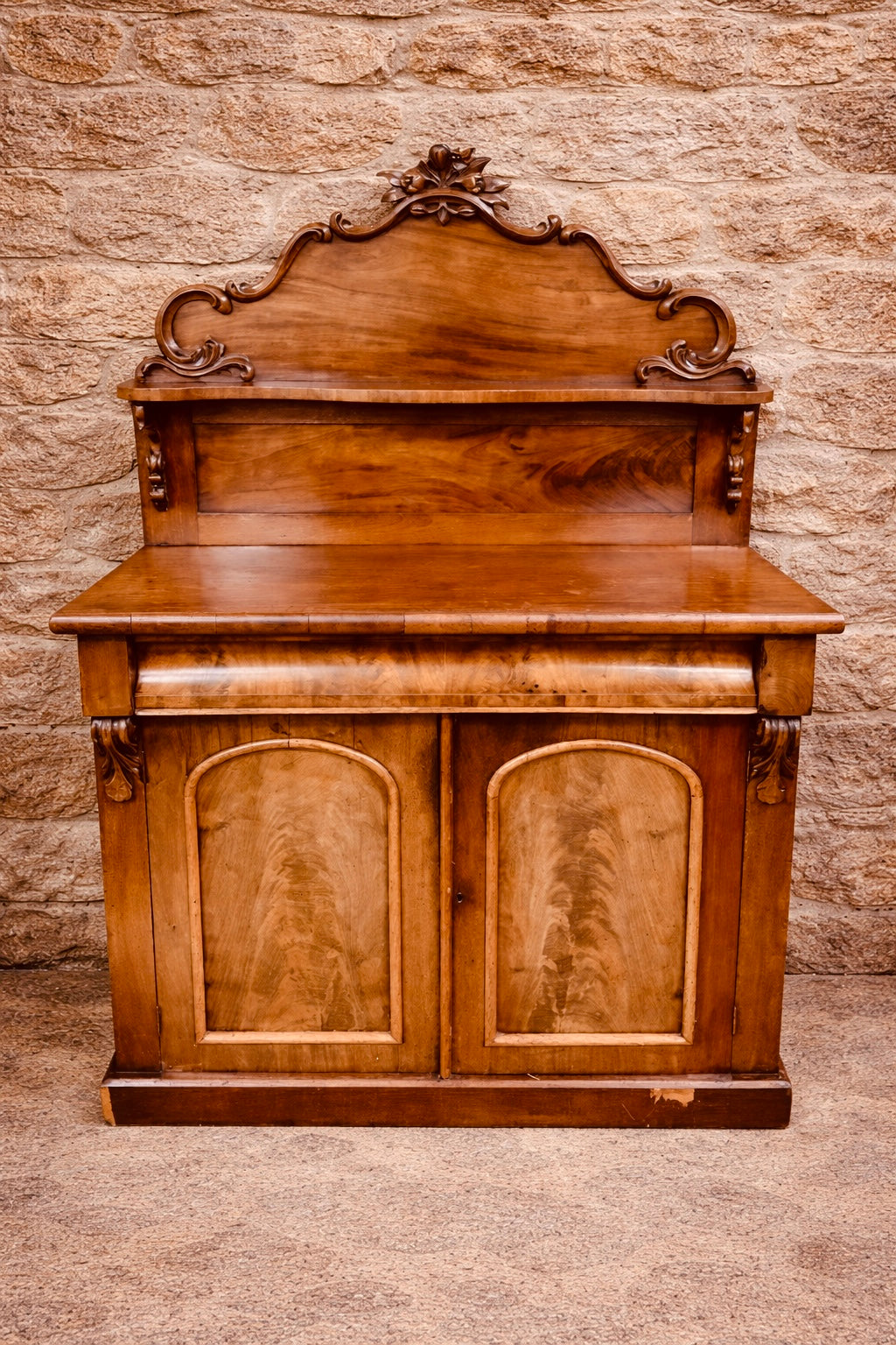 Victorian Walnut Chiffonier Sideboard c.1870