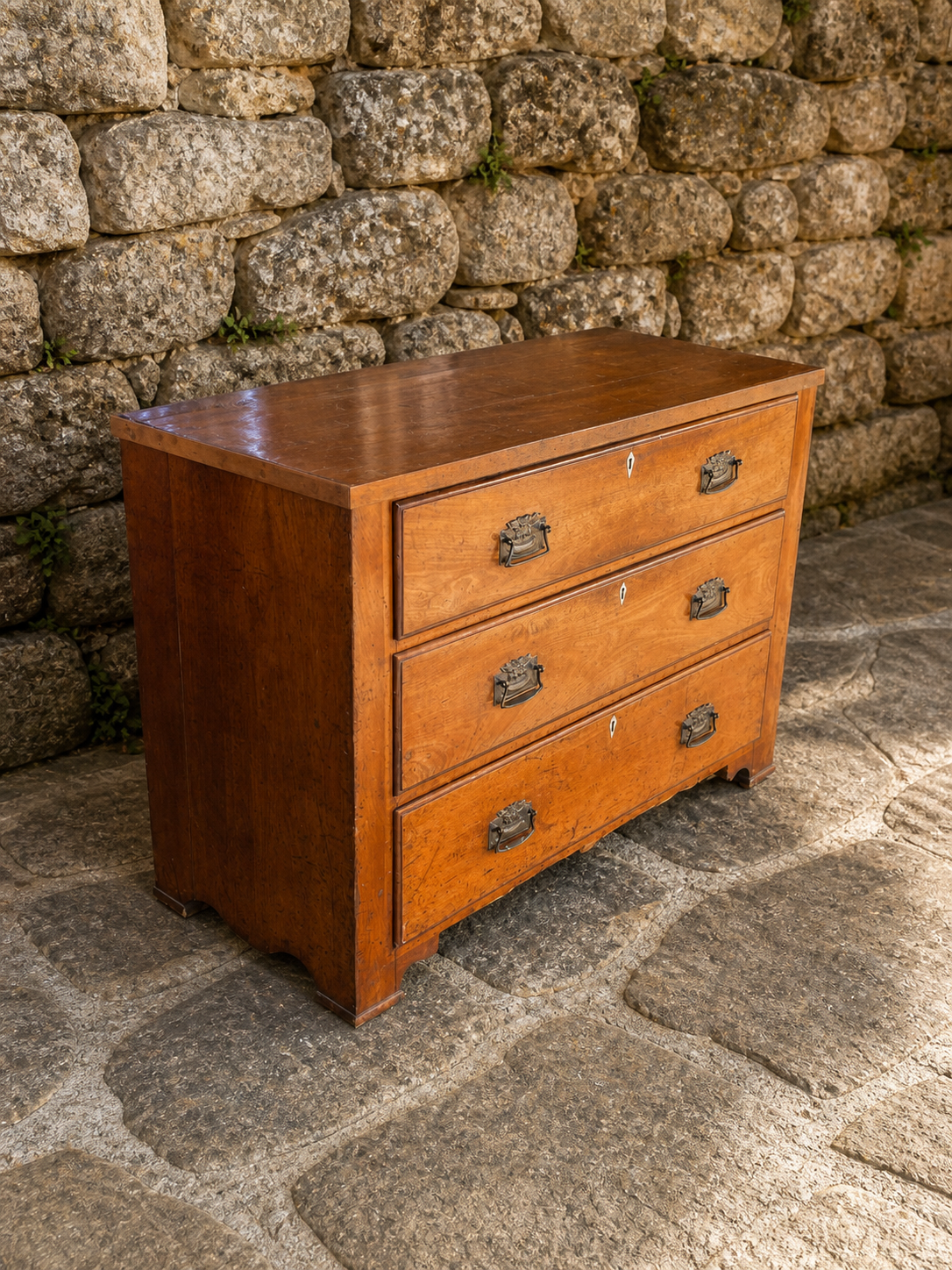 Art Deco Burr Walnut Chest of Drawers – 1930s 3 Drawer Chest