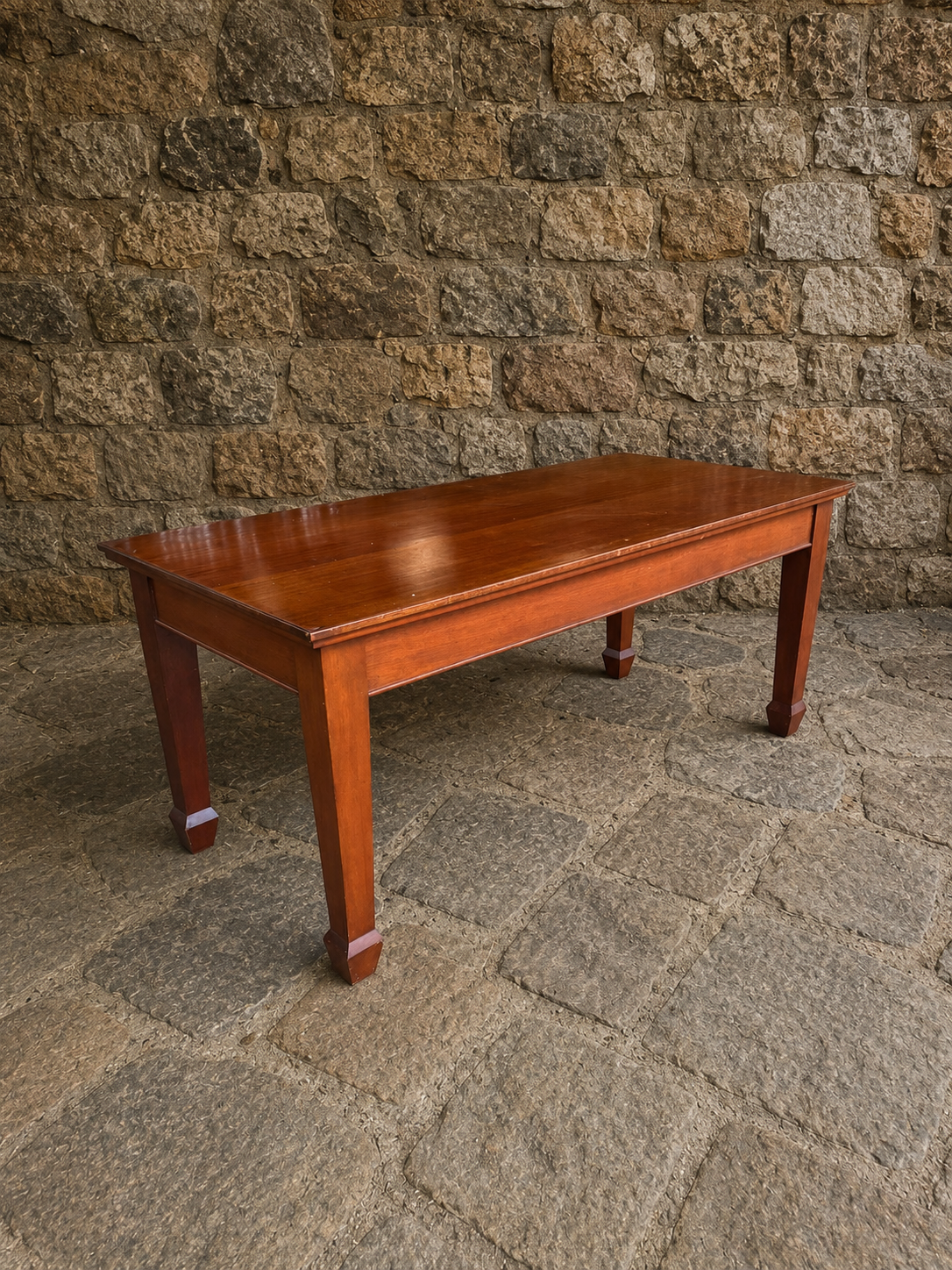 Antique Farmhouse Pine Dining Table c1930