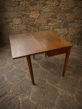 Antique Oak Gateleg Table | Victorian Drop Leaf Farmhouse Dining Table c.1890–1910