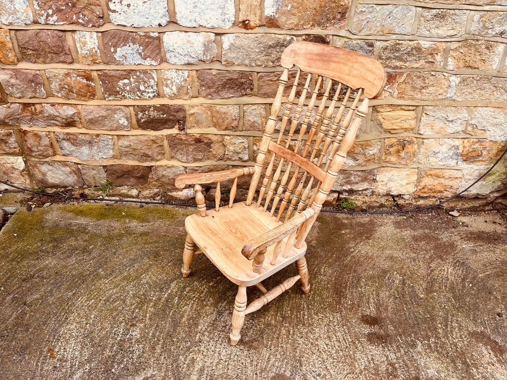 Windsor Style Solid Wood Armchair