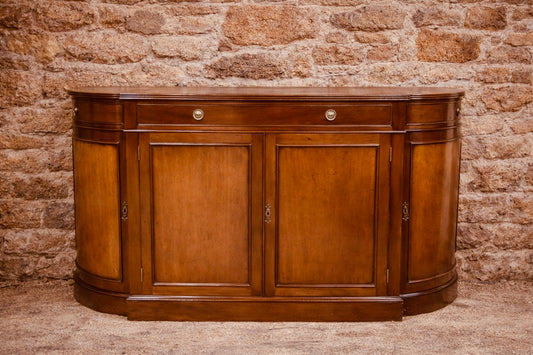 Georgian Style Mahogany Bow Front Sideboard c.1920