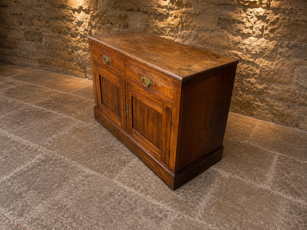 Antique Victorian Oak Sideboard – Circa 1890 Country House Buffet Cabinet