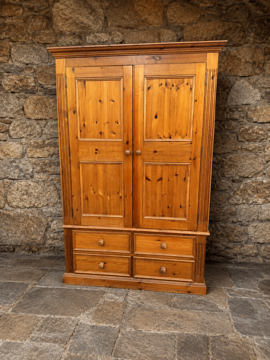 Large Pine Housekeeper’s Cupboard