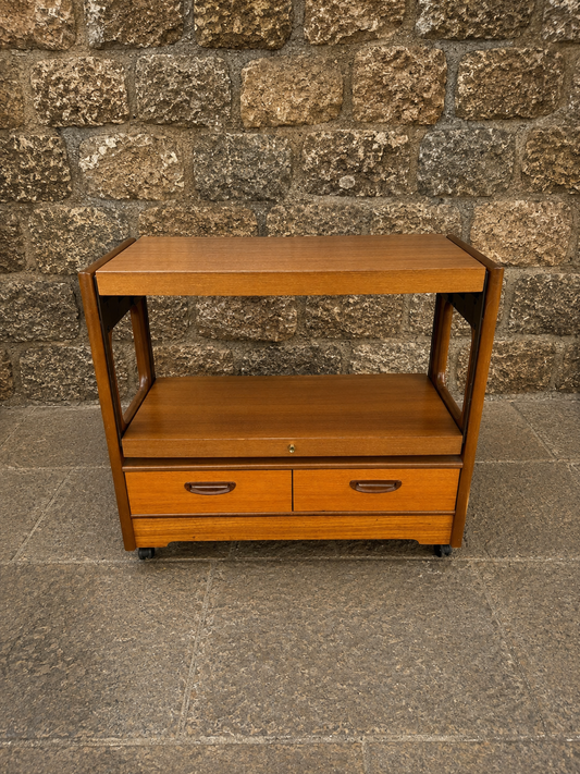 Mid Century Teak Drinks Trolley c1970