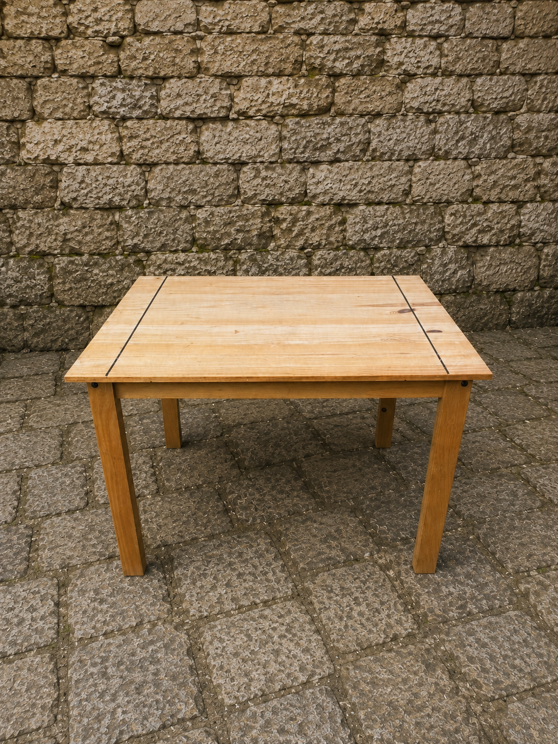 Rustic Pine Farmhouse Dining Table Country Kitchen Table Wooden Dining Table Cottage Style Table