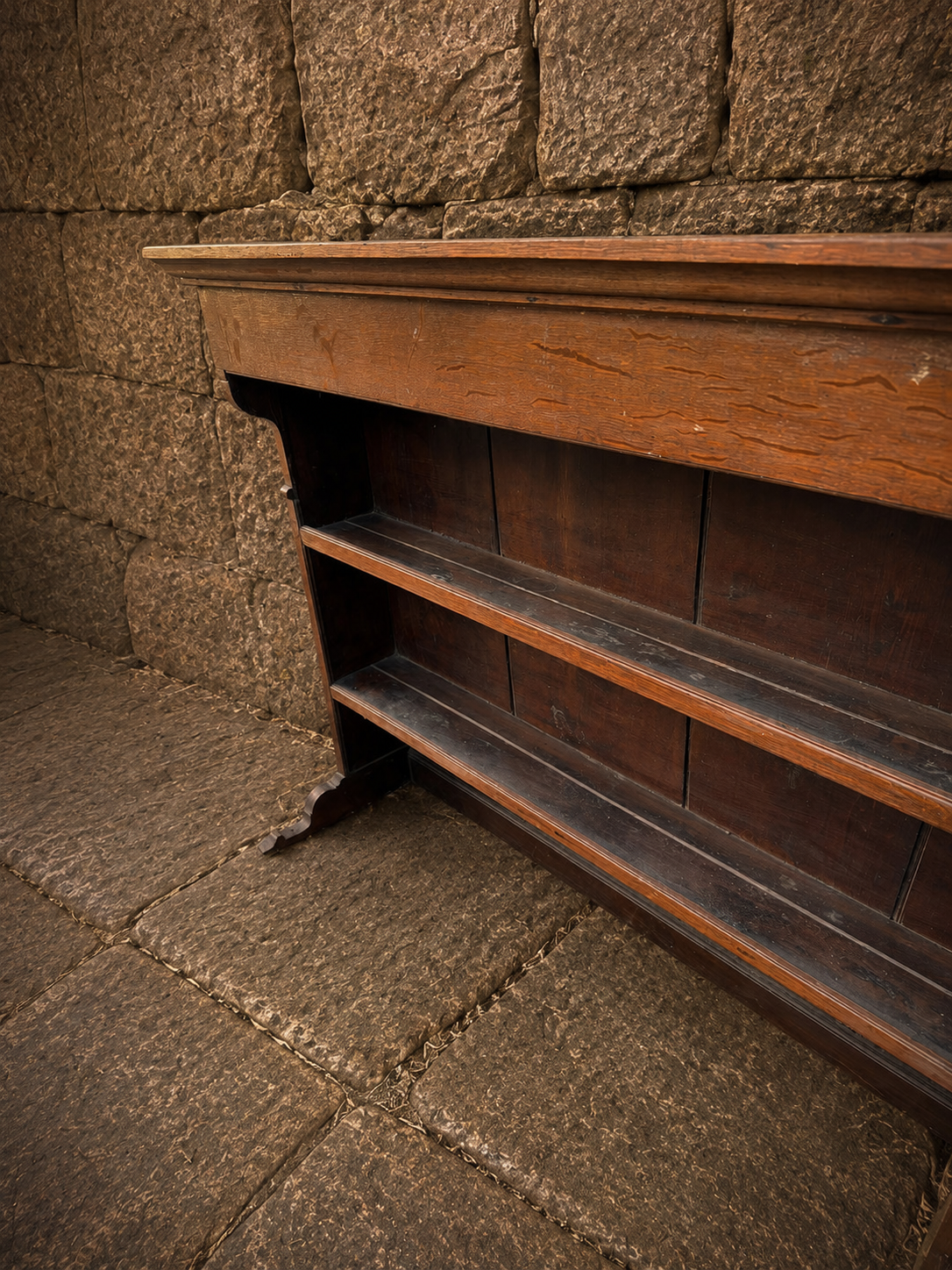 Antique Victorian Mahogany Plate Rack c.1900