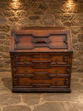 Vintage Mid-Century Bureau Writing Desk – Compact Home Office & Storage Cabinet