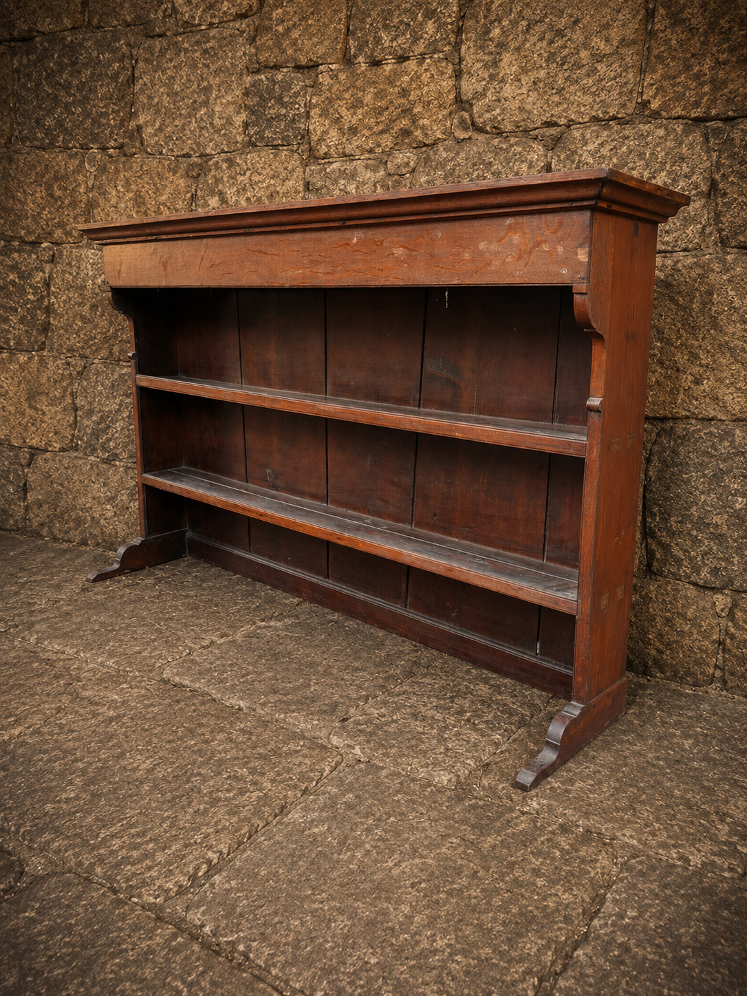 Antique Victorian Mahogany Plate Rack c.1900