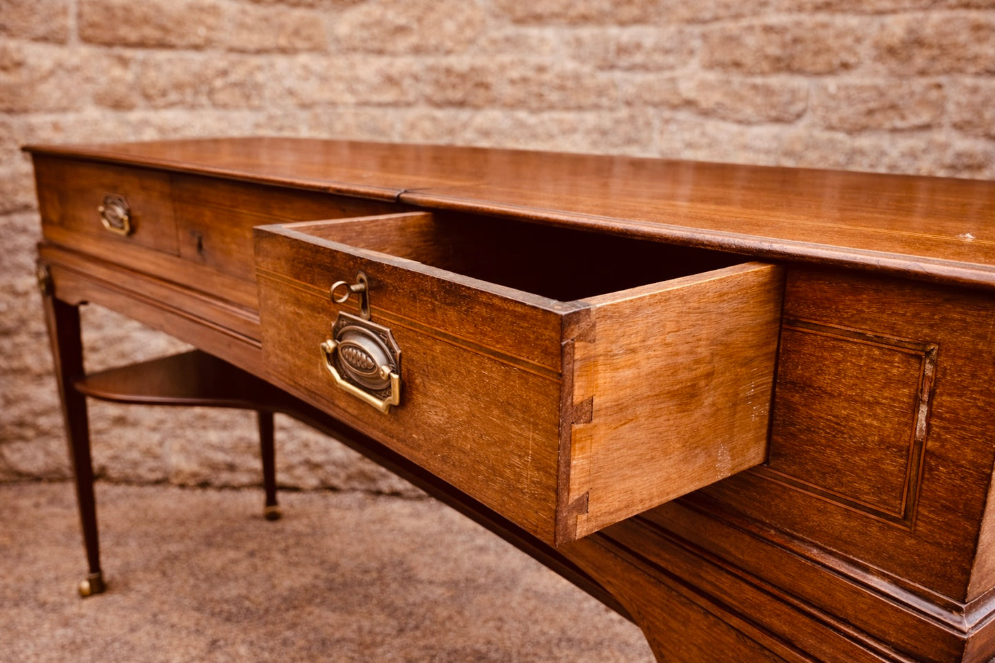 Georgian Style Mahogany Serving Table / Console Table c.1920