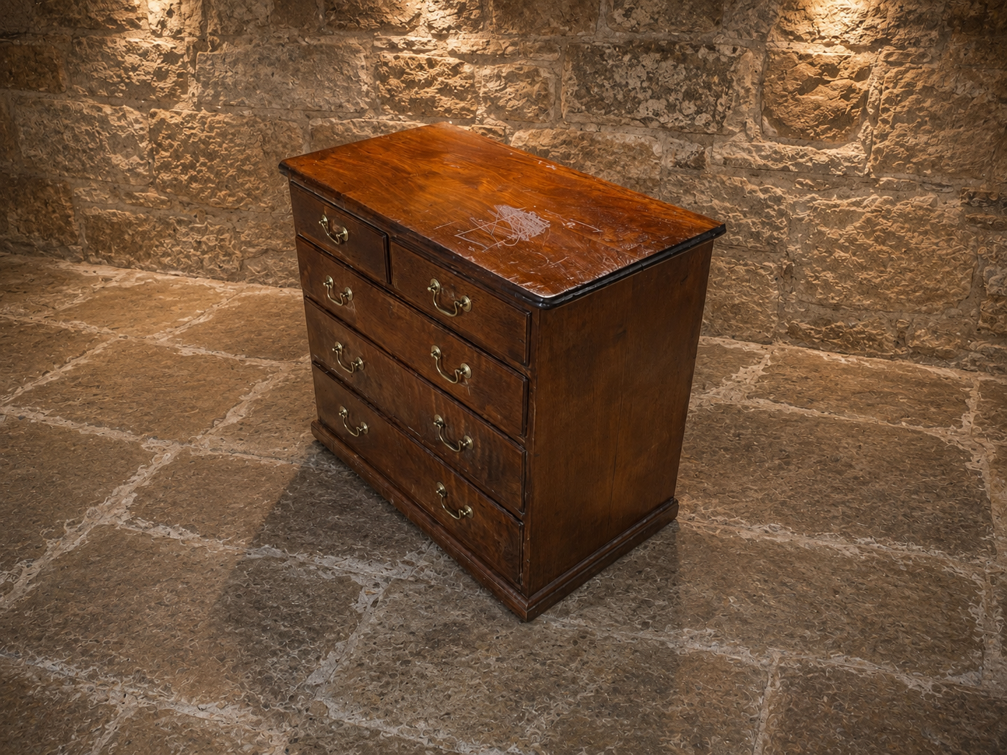 Rare Antique George III Oak Mule Chest Blanket Chest c.1800 | Georgian Storage Chest