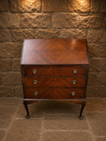 Vintage Georgian Revival Mahogany Bureau