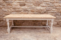 Locally Handcrafted Farmhouse Dining Table | Made to Order Solid Wood Refectory Table | 5ft–12ft Bespoke Sizes