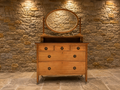Antique Victorian Dressing Chest with Oval Mirror – c.1880–1900