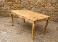 Rustic French Country Coffee Table – Vintage Provincial Pine Farmhouse Table