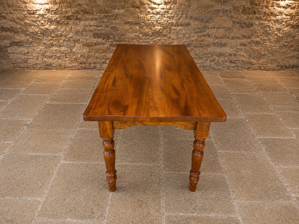 Large Solid Oak Refectory Dining Table | Farmhouse Kitchen Table | Rustic Country Dining Table | Seats 6–8