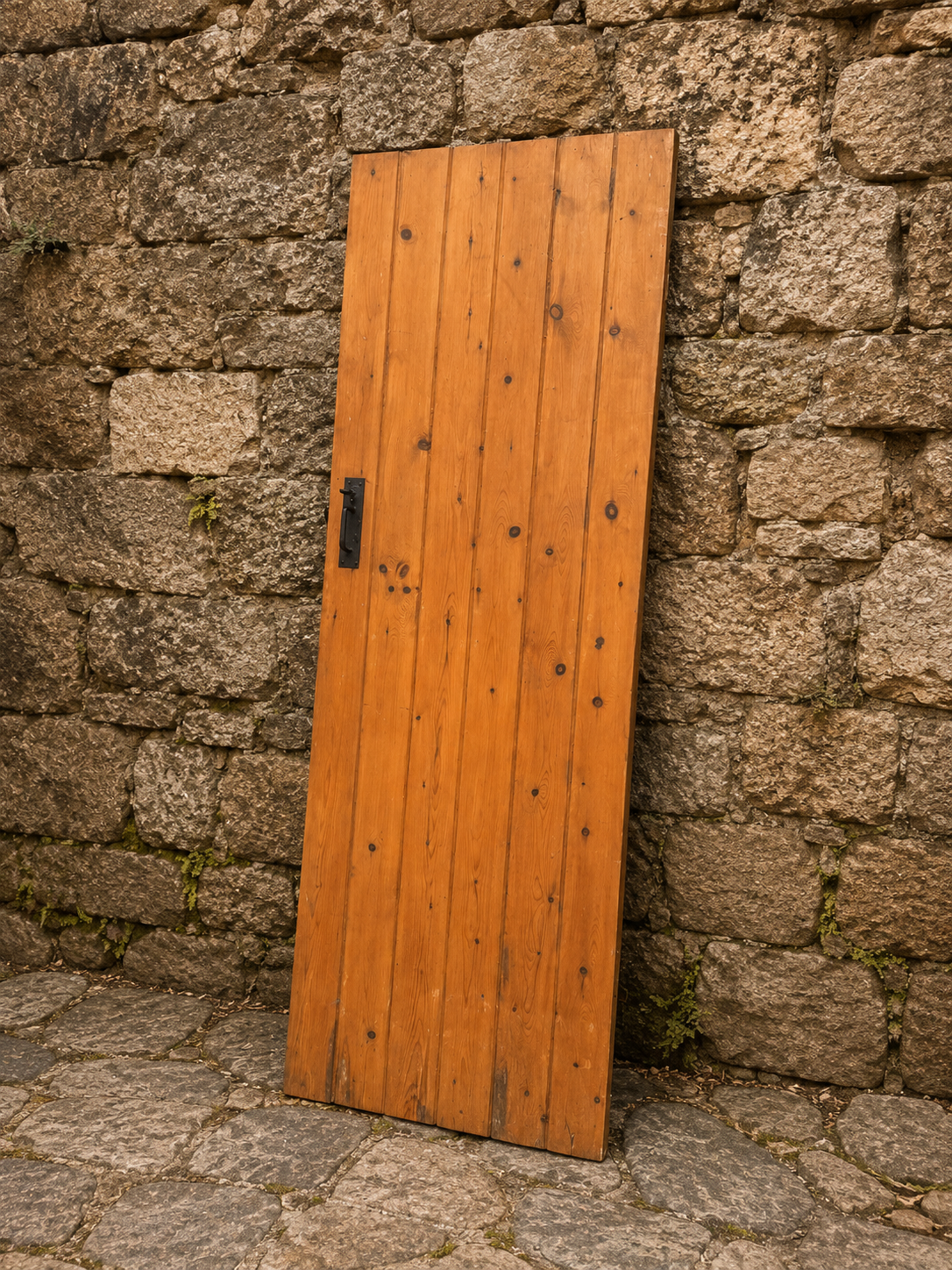 Antique Reclaimed Pine Cottage Door c.1900