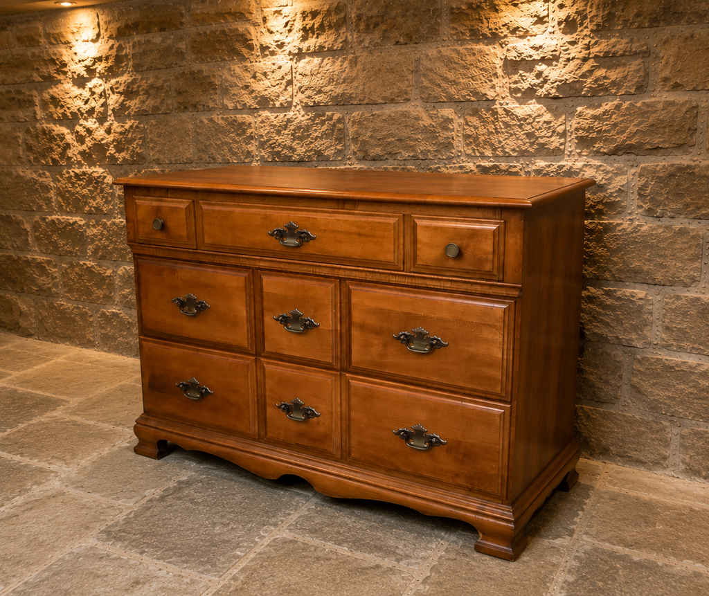 Georgian Style Cherry Wood Chest of Drawers