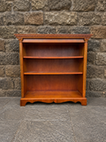 Vintage Georgian Style Mahogany Open Bookcase