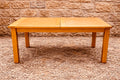 Modern Oak Extending Dining Table – Scandinavian Style Solid Wood Dining Table
