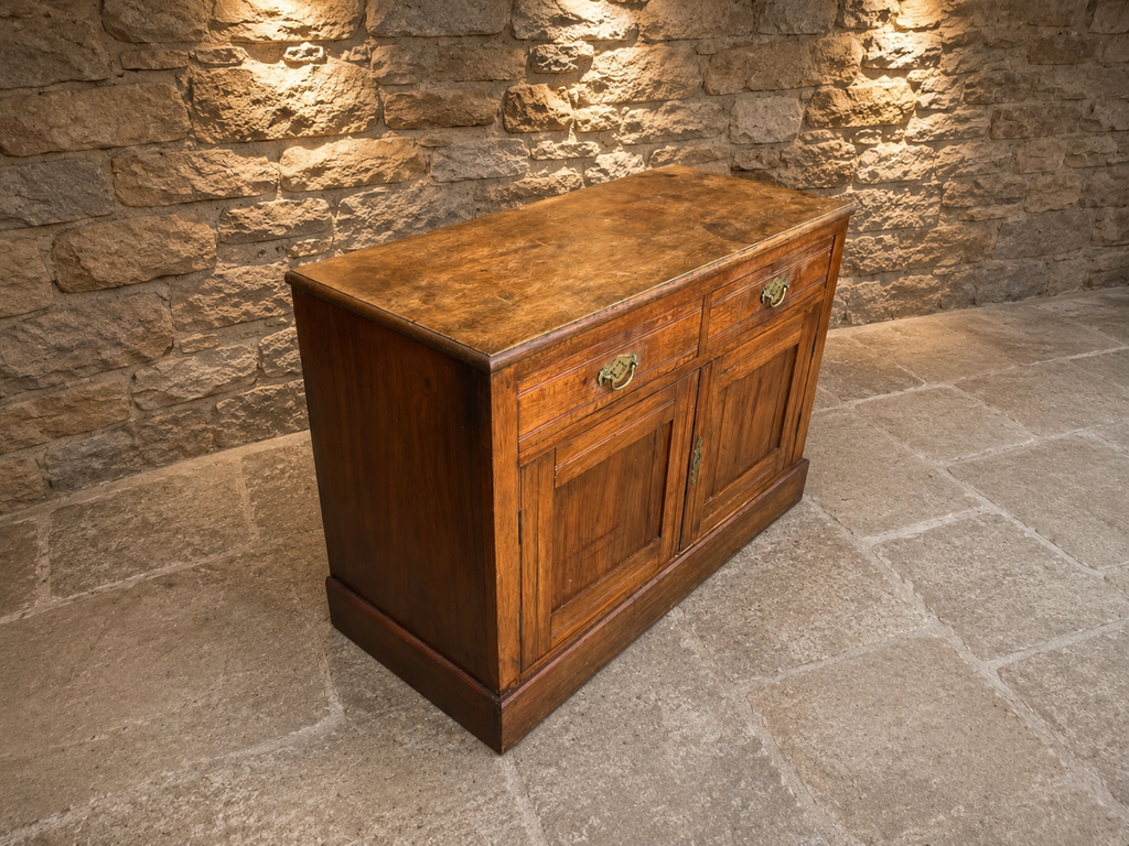 Antique Victorian Oak Sideboard – Circa 1890 Country House Buffet Cabinet