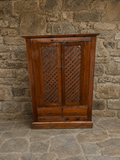 Rustic Spanish Colonial Pine Storage Cabinet