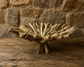 Large Handmade Driftwood Sculptural Bowl Centrepiece