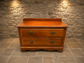 Vintage Solid Wood Two Drawer Chest – Traditional Country House Storage
