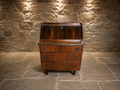 Mid Century Teak Bureau Chest with Fall Front Writing Desk