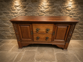 Jacobean Revival Oak Sideboard | English Oak Farmhouse Buffet Cabinet | Country House Drinks Cabinet