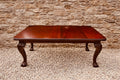 Elegant Mahogany Coffee Table with Cabriole Legs – Vintage Solid Wood Statement Piece