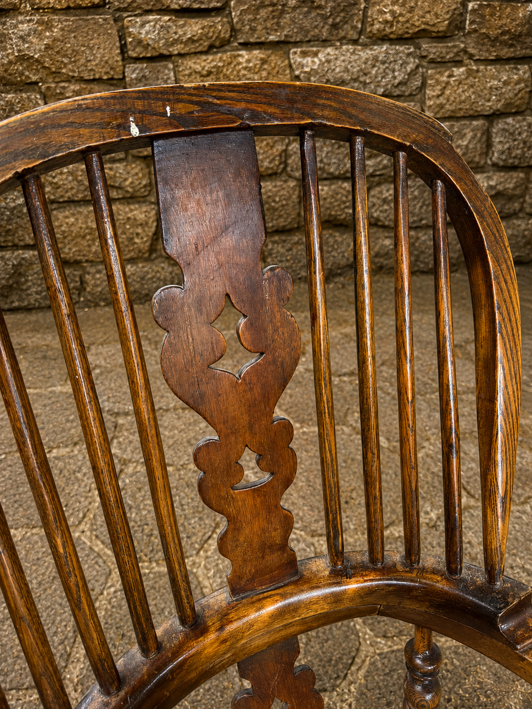 Antique Windsor Comb Back Farmhouse Armchair