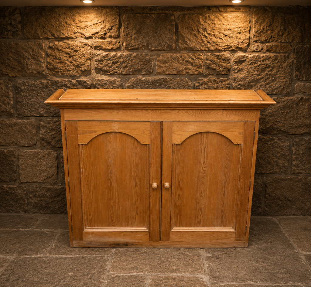 Vintage Farmhouse Pine Sideboard