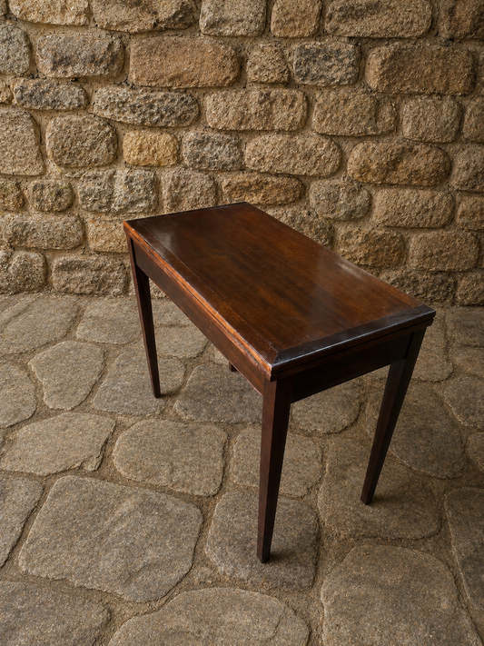 Vintage Mahogany Georgian Revival Card Table