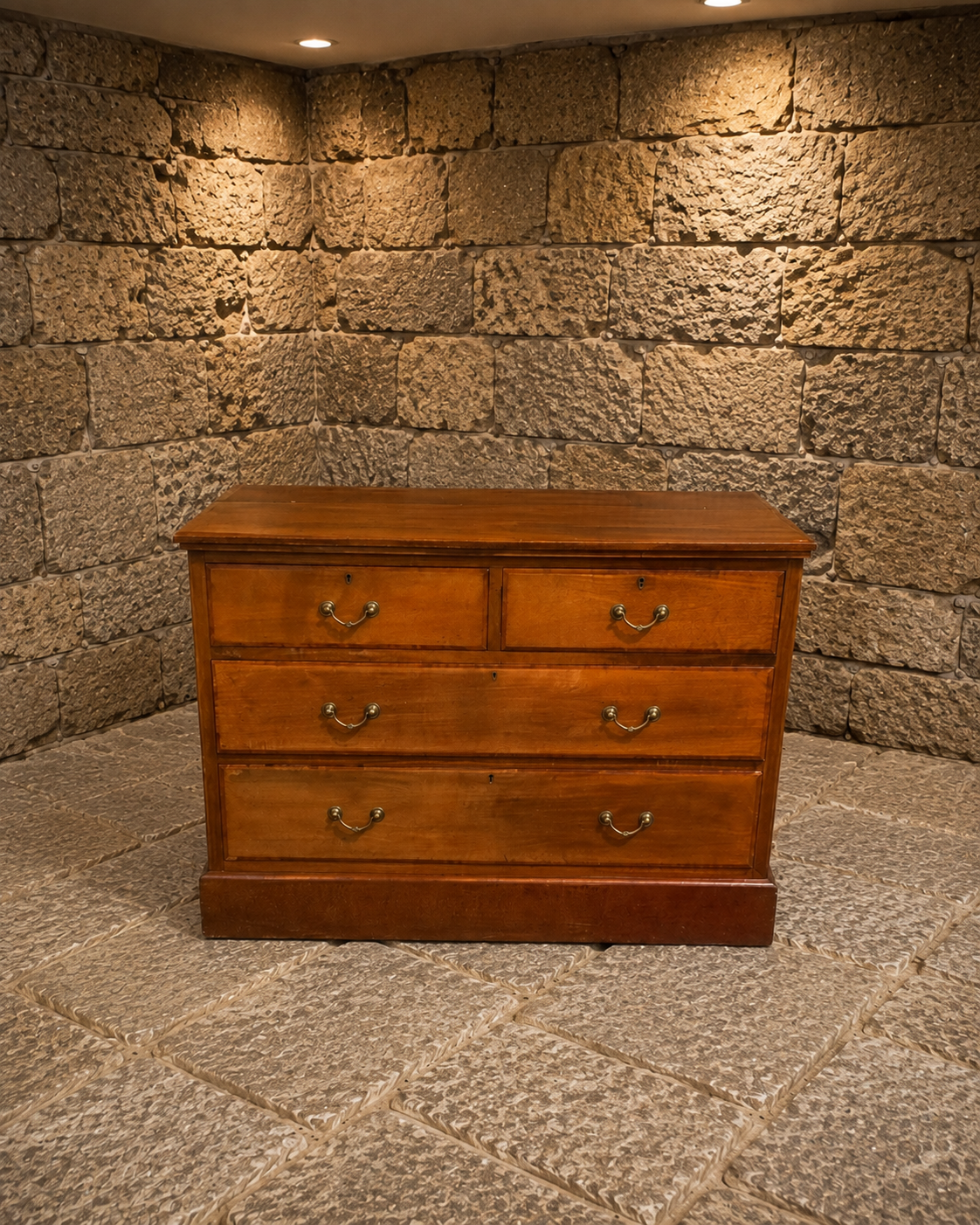 Antique Late Victorian Two-Tone Chest of Drawers – Circa 1890