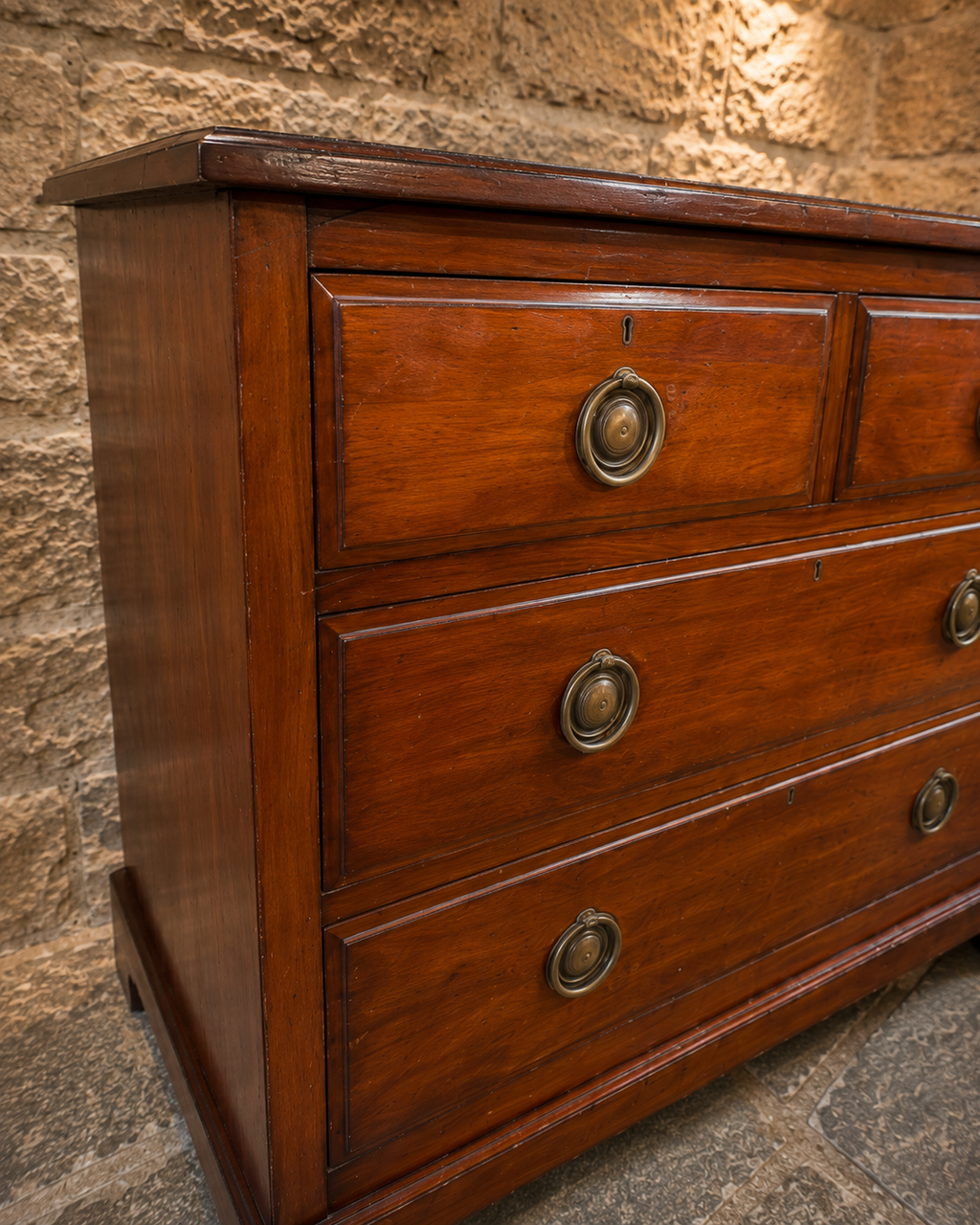 Antique Georgian Mahogany Chest of Drawers – George III c.1790–1815